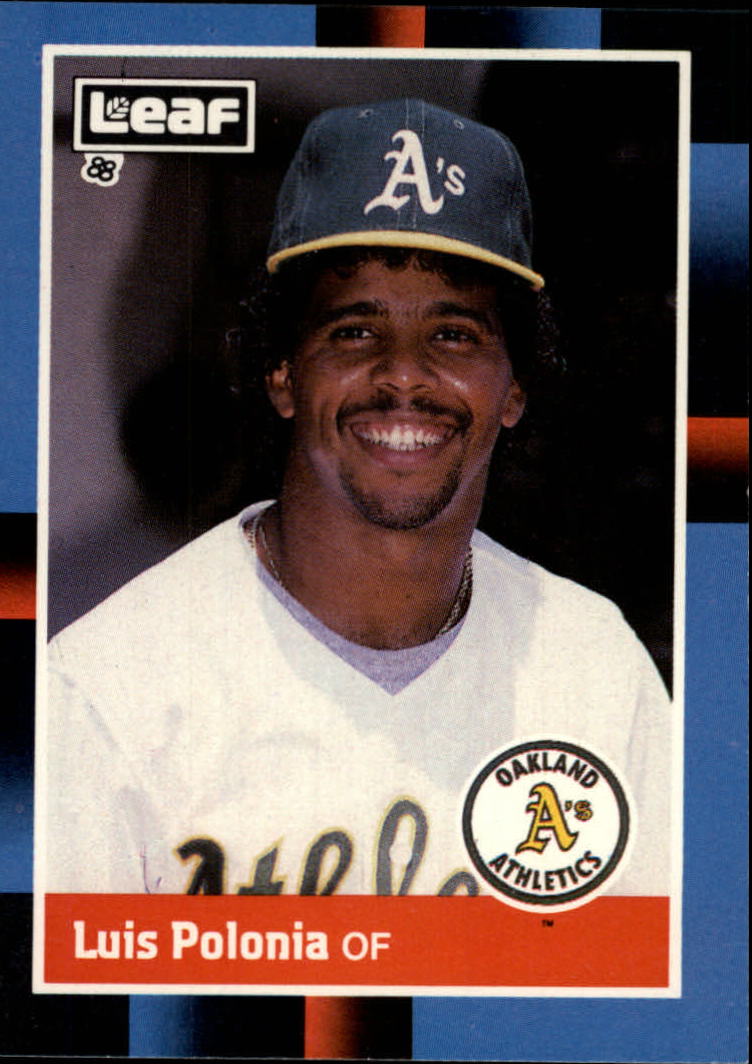 1988 Leaf/Donruss Baseball Cards       256     Luis Polonia